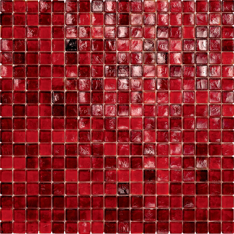 Мозаїка 1,5x1,5 Crimson 40 - Waterglass з колекції Waterglass Sicis Мозаїка 1,5x1,5 Crimson 40 - Waterglass з колекції Waterglass Sicis