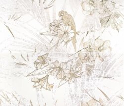 Панно White Decoro Tropical Modulo C+D 64x75 Natural Roberto Cavalli Панно White Decoro Tropical Modulo C+D 64x75 Natural Roberto Cavalli