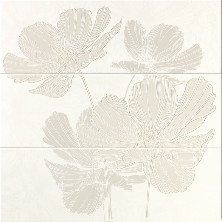 Декор (75x75) GVDP20L Lumen Ivory Lux Composizione Petal(Set 3Pz) - Lumen з колекції Lumen Ascot Декор (75x75) GVDP20L Lumen Ivory Lux Composizione Petal(Set 3Pz) - Lumen з колекції Lumen Ascot