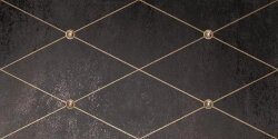 Декор Rhombus Fregio Swarovsky Oro Su Nero 50x100 Ad Maiora Petracers Декор Rhombus Fregio Swarovsky Oro Su Nero 50x100 Ad Maiora Petracers