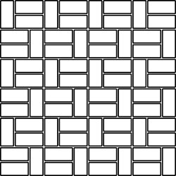 Мозаїка (30x30) RV3MS3R Reverso Grigio Mos. Bricks 2X5r - Reverso