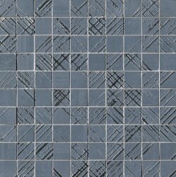 Мозаїка Metal Blue Silver Mosaico 30.5x30.5 Bloom Fap