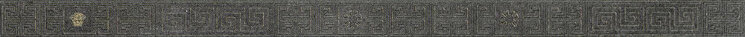 Бордюр (4x80) 02611350 Listello Antracit/Oro - Greek з колекції Greek Versace