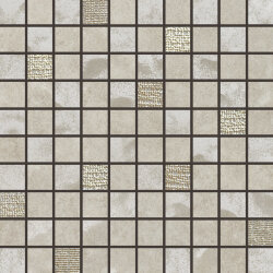 Мозаїка (30x30) J86880 Pietredi Fiume Beige Mosaico Mix - Pietre di Fiume
