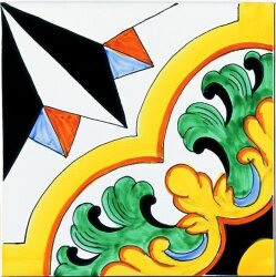 Декор (20x20) Capodimonte Mediterranea - Ceramica Artistica Vietrese Декор (20x20) Capodimonte Mediterranea - Ceramica Artistica Vietrese