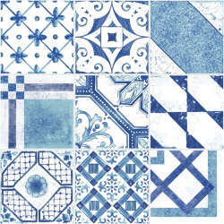 Плитка (20x20) Maiolica Blue mix (9 patterns) - Maiolica Mix Плитка (20x20) Maiolica Blue mix (9 patterns) - Maiolica Mix