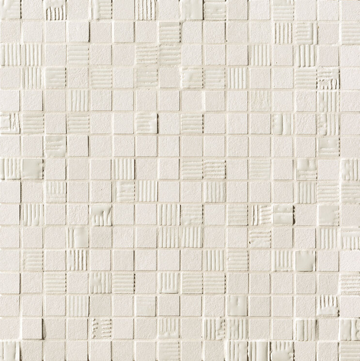 Мозаїка 30,5x30,5 F Ow9 Mat&More White Mosaico - Mat&More з колекції Mat&More FAP Мозаїка 30,5x30,5 F Ow9 Mat&More White Mosaico - Mat&More з колекції Mat&More FAP