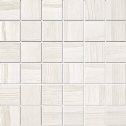 Декор (33.3x33.3) PTEM10 TRAV. ELEGANTE WHITE Mix (tozz. 5,3x5,3) - Travertino Elegance