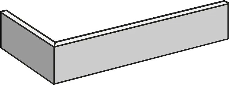 L-елемент Cruda Brick Angolo Incollato Antracite - 5x20 J92618 Cruda Brick з колекції Cruda Brick Rondine L-елемент Cruda Brick Angolo Incollato Antracite - 5x20 J92618 Cruda Brick з колекції Cruda Brick Rondine