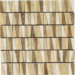 Мозаїка (30x30) 608102 Mod. Kefren Bianco Pe./Giallo A./Trav. Noce/Crema L. - Altagamma Мозаїка (30x30) 608102 Mod. Kefren Bianco Pe./Giallo A./Trav. Noce/Crema L. - Altagamma
