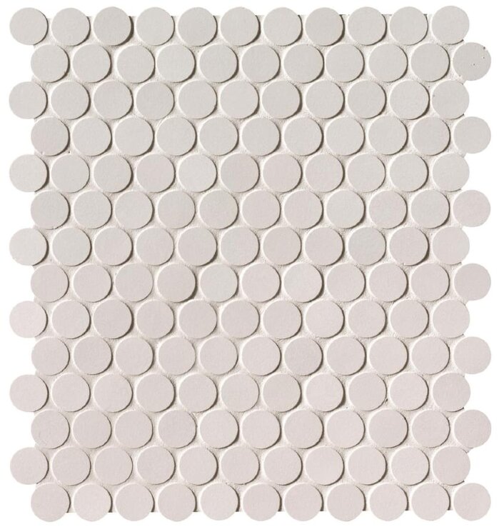 Мозаїка Bianco Round Mosaic Matt ? 2.2 29.5x32.5 Milano And Floor Fap з колекції Milano And Floor Fap Мозаїка Bianco Round Mosaic Matt ? 2.2 29.5x32.5 Milano And Floor Fap з колекції Milano And Floor Fap